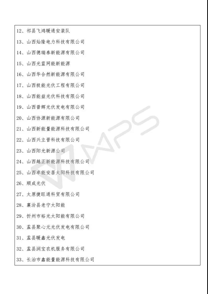 山西省太阳能协会统计：823号文影响项目13589个、规模268MW