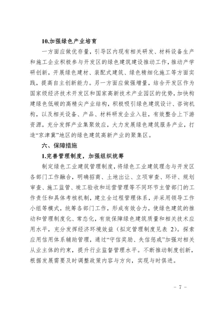 关于印发《北京经济技术开发区绿色工业建筑集中示范区创建方案》的通知（京建发〔2019〕26号）20190114