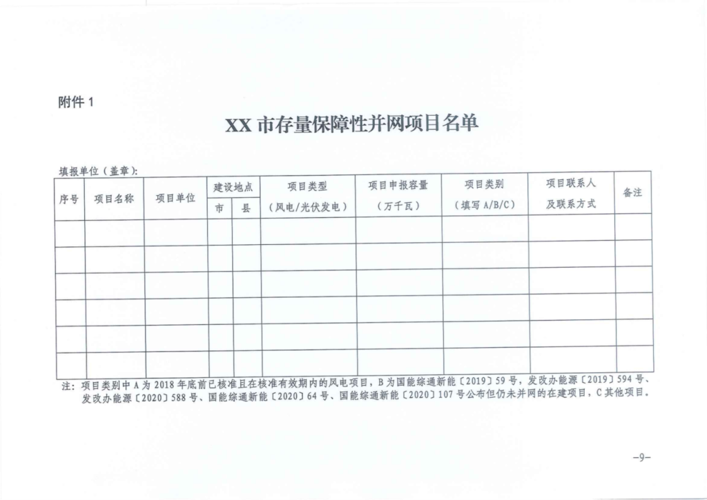 山东省能源局关于2021年风电、光伏发电项目建设有关事项的通知（鲁能源新能〔2021〕116号）20210615