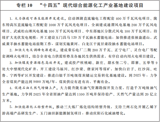 甘肃省人民政府关于印发 甘肃省国民经济和社会发展第十四个五年规划和二〇三五年远景目标纲要的通知（甘政发〔2021〕18号）20210222