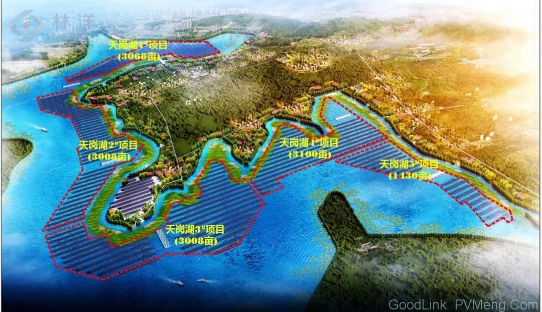 泗洪领跑基地中广核林洋200MW渔光互补项目成功并网