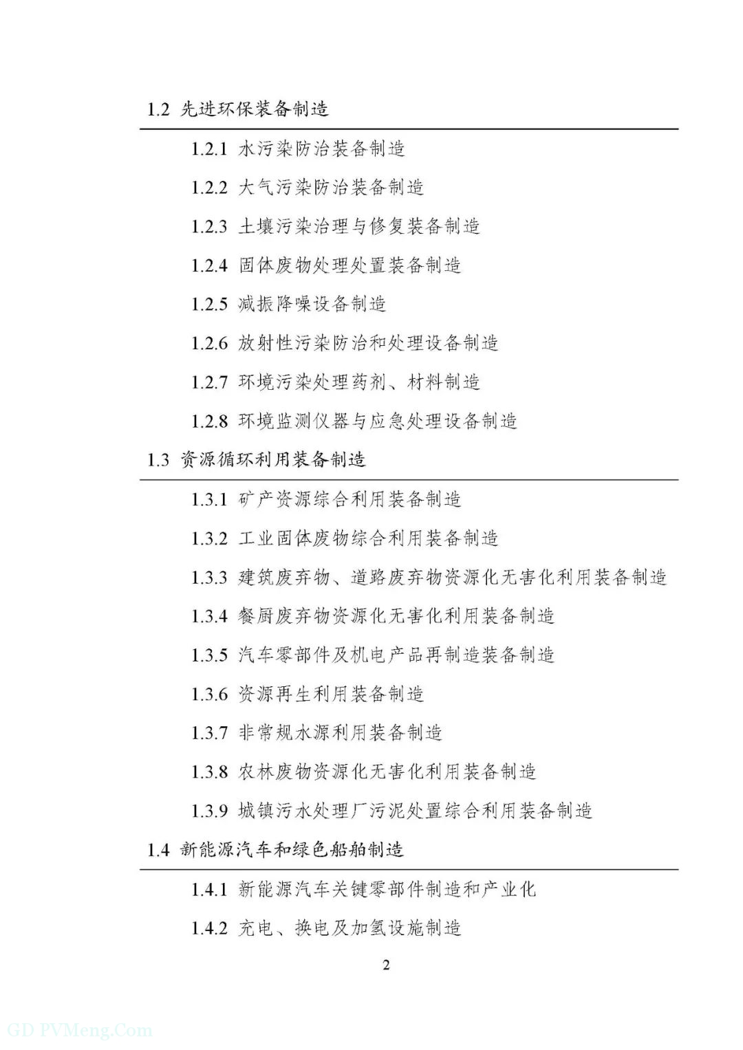 关于印发《绿色产业指导目录（2019年版）》的通知（发改环资〔2019〕293号）20190214