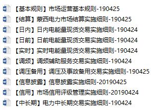 华北能源监管局关于征求蒙西电力市场交易规则意见的函（华北监能市场〔2019〕165号）20190426