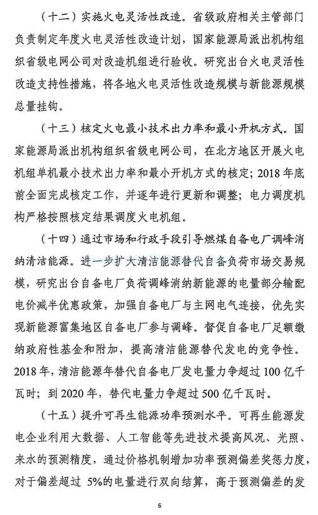 20180426清洁能源消纳行动计划（2018-2020年）征求意见稿