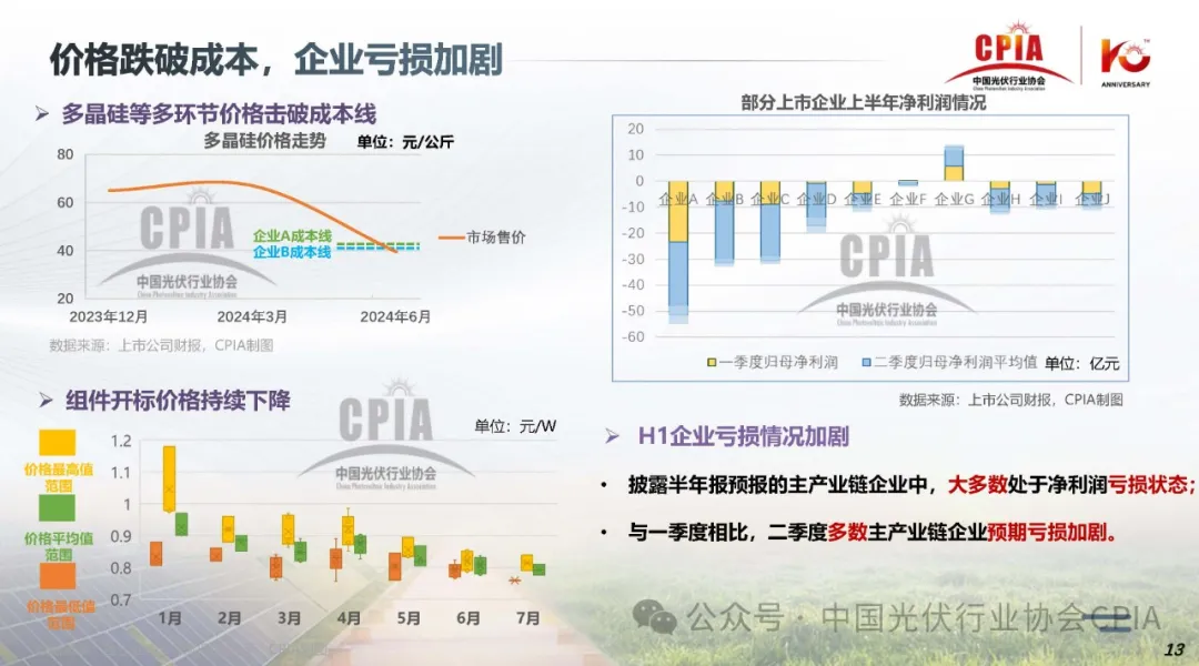 CPIA‖2024年光伏行业上半年发展回顾与下半年形势展望20240725