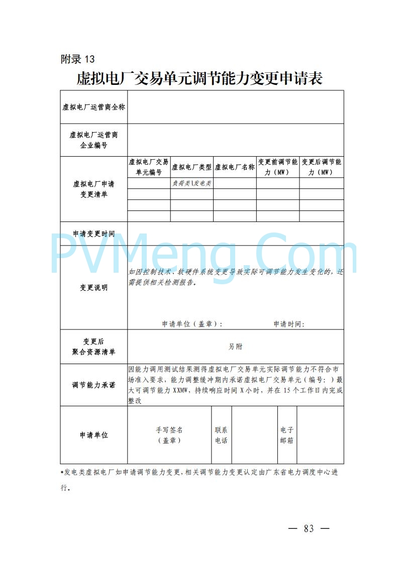 广东省电力交易中心关于发布广东虚拟电厂参与电力市场的相关细则的通知（广东交易〔2025〕152号）20250627