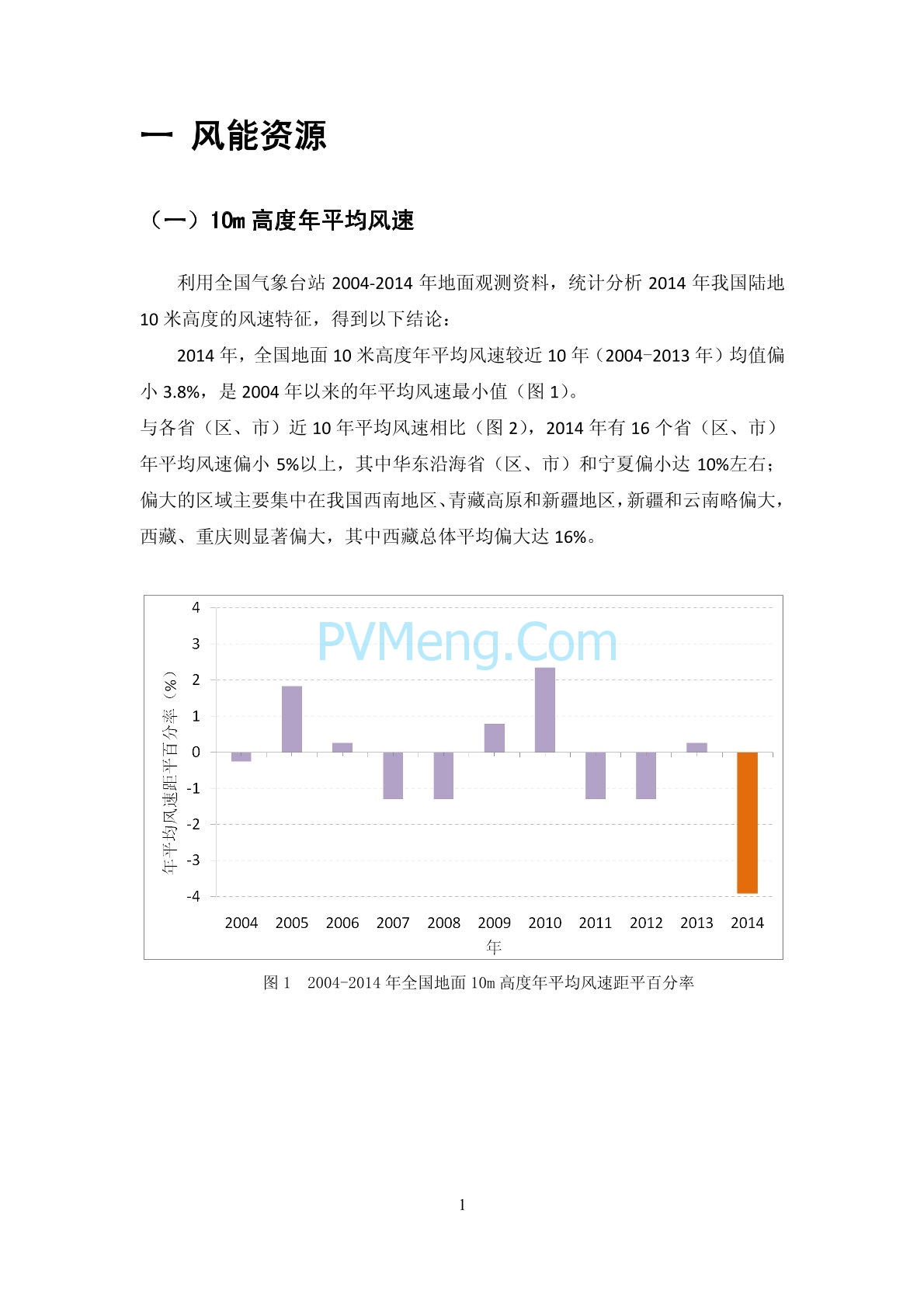 中国气象局2014年中国风能太阳能资源年景公报20150204