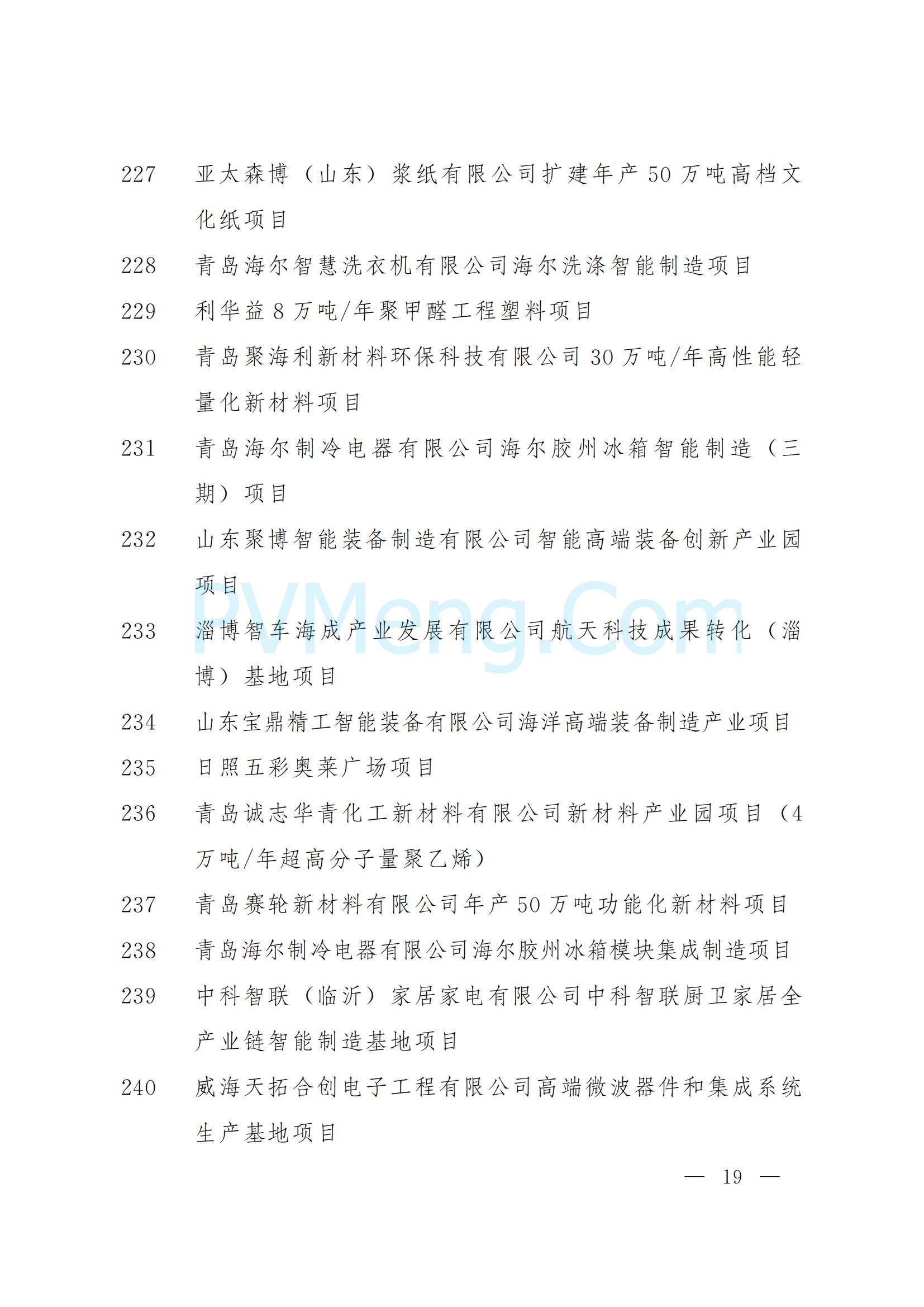 山东省人民政府关于下达2025年省重大项目名单的通知（鲁政字〔2025〕5号）20250110