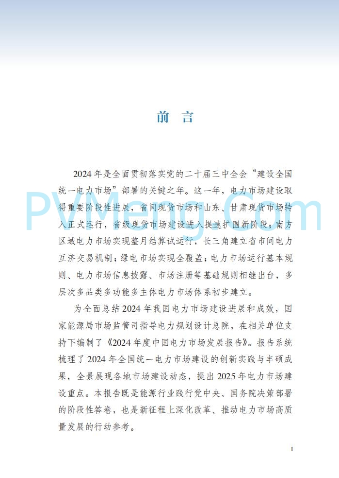 国家能源局||2024年度中国电力市场发展报告20250717