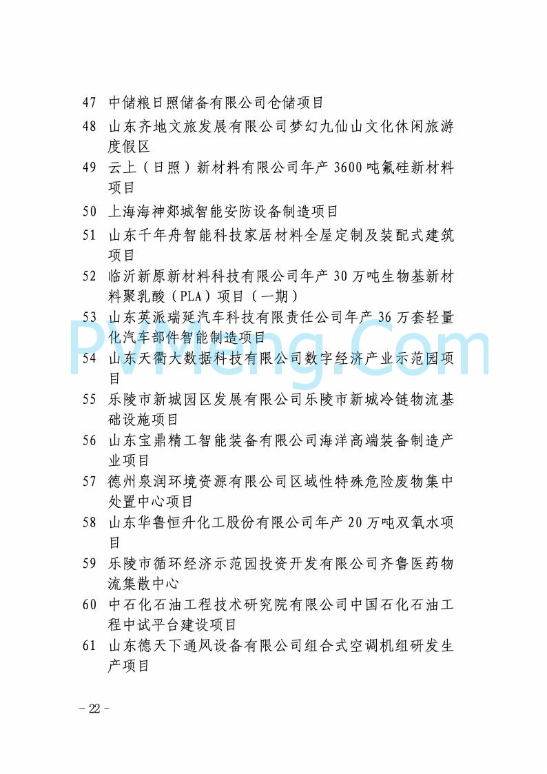 山东省发改委关于印发2025年省级重点项目调整名单的通知20250726