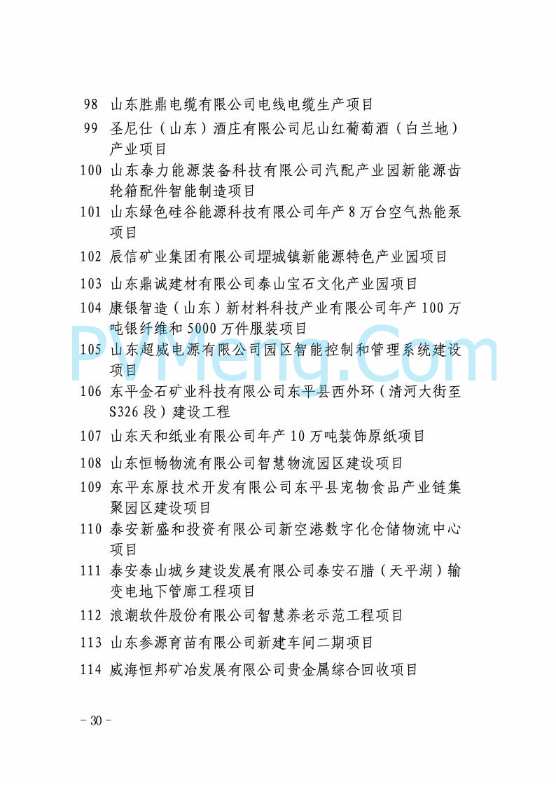 山东省发改委关于印发2025年省级重点项目调整名单的通知20250726