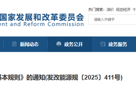 国家发改委关于印发《电力辅助服务市场基本规则》的通知（发改能源规〔2025〕411号）20250403