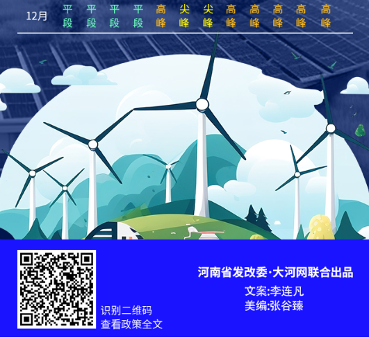 图解|河南省发改委发文调整工商业分时电价20240530