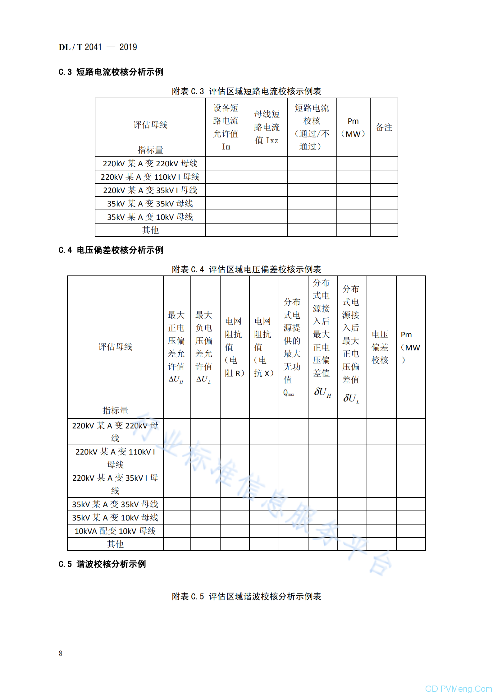 DL∕T 2041-2019分布式电源接入电网承载力评估导则20191001